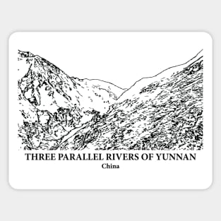 Three Parallel Rivers of Yunnan - China Sticker